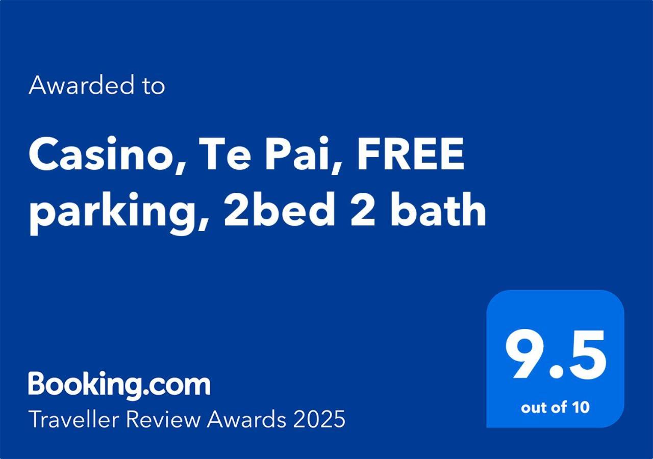 Casino, Te Pai, Free Parking, 2Bed 2 Bath Apartment Christchurch Exterior photo